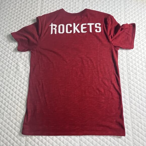 Nike Mens NBA Houston Rockets Dri-fit The Nike Tee SS Shirt Red Sz Med - Picture 8 of 8